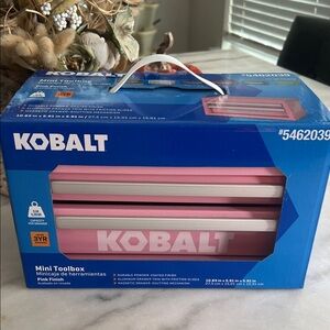 Kobalt Pink Mini Toolbox NIB